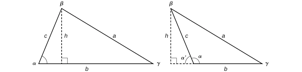 Finding Area of Oblique Triangle