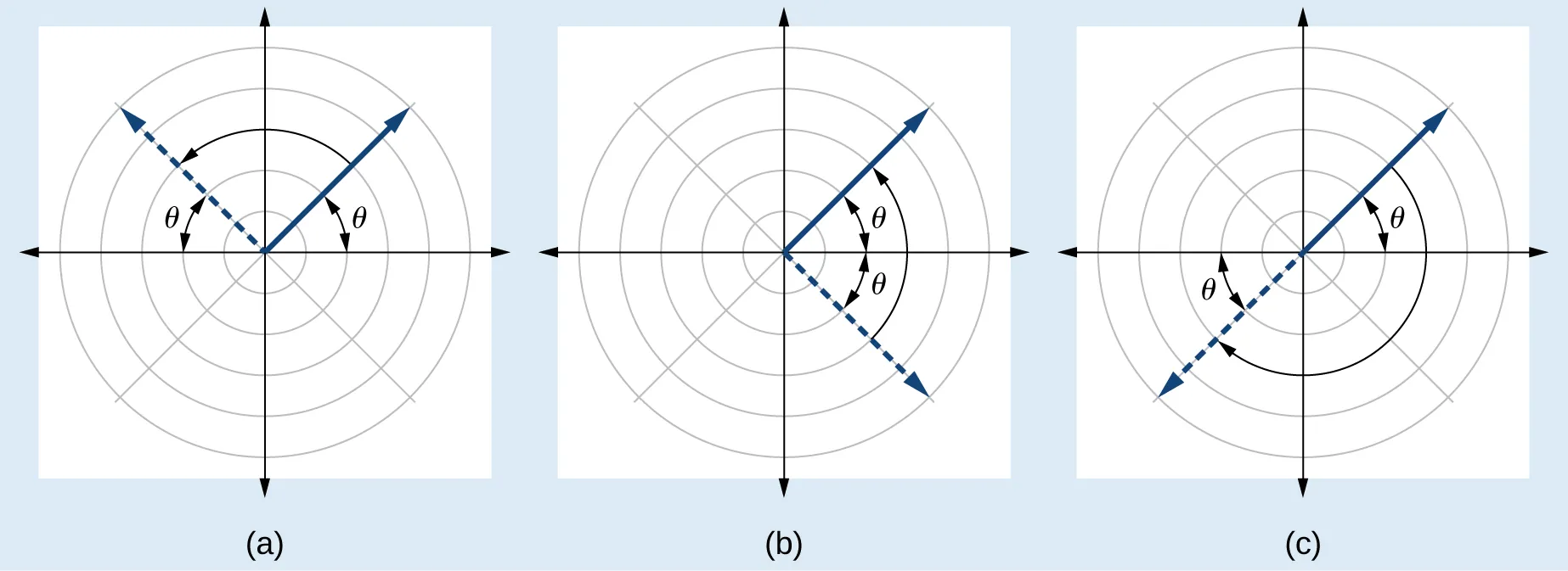 Types of Symmetry in Polar Graphs